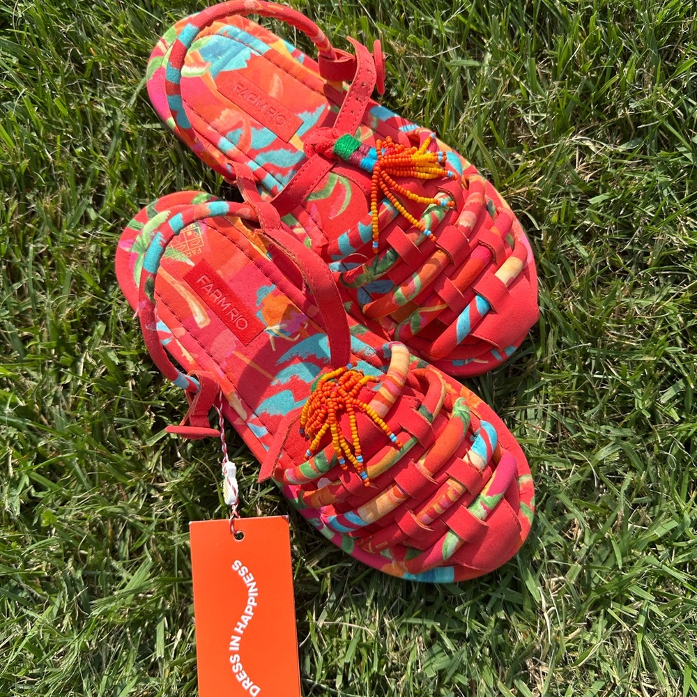 FARM Rio Multicolor Woven Sandals